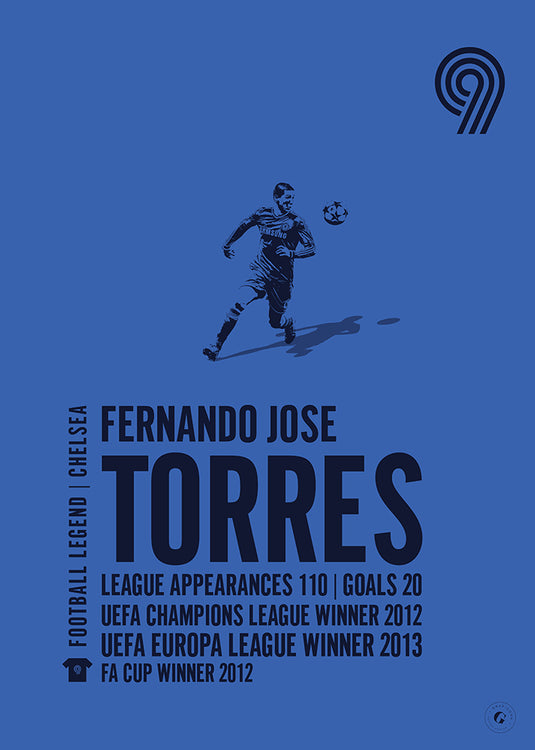 Fernando Torres Chelsea Legend Print