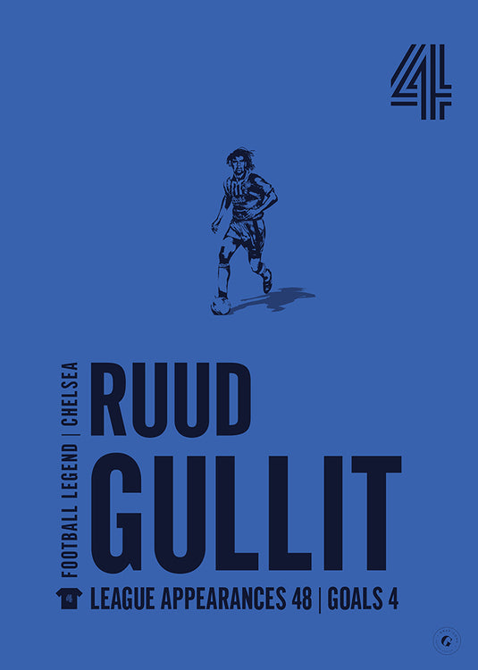 Ruud Gullit Poster - Chelsea