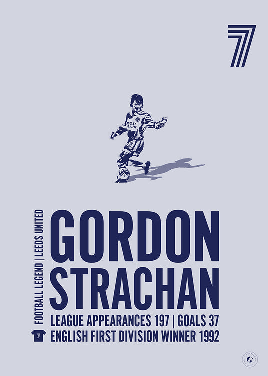 Gordon Strachan Leeds United Legend Print