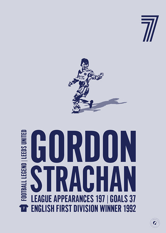Gordon Strachan Poster - Leeds United