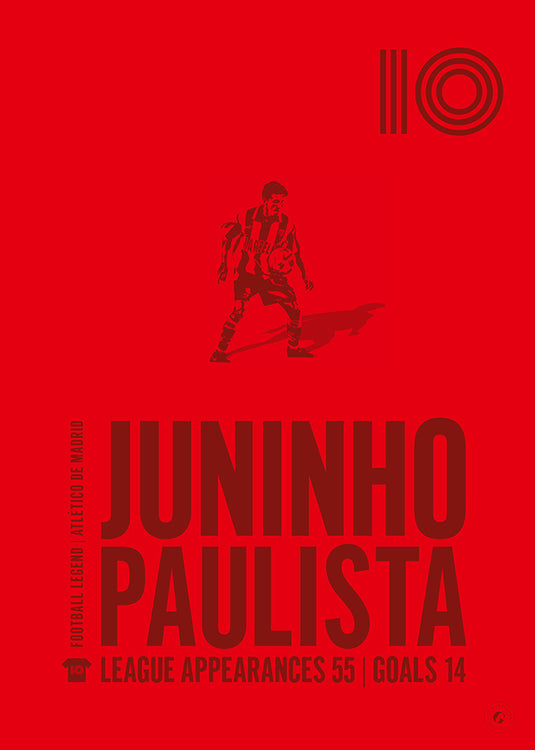 Juninho Paulista Poster - Atletico Madrid