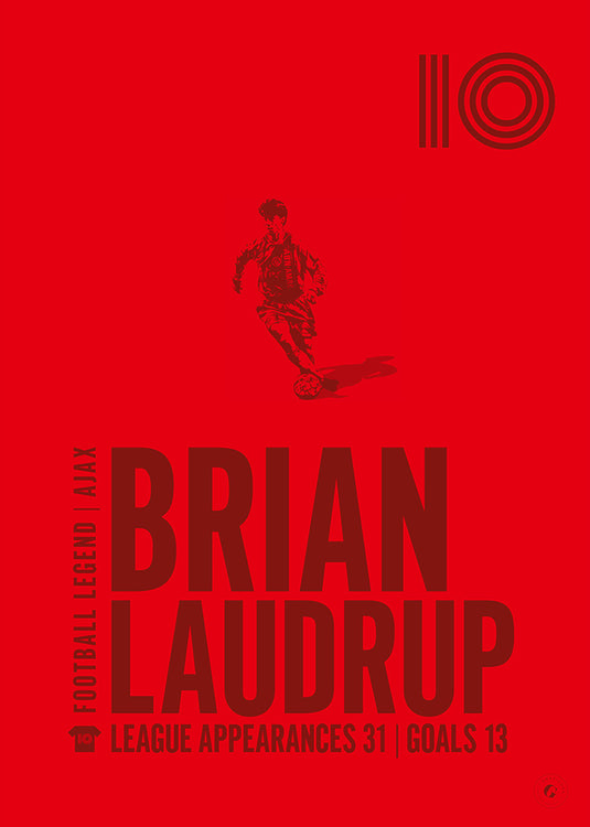 Brian Laudrup Poster - Ajax