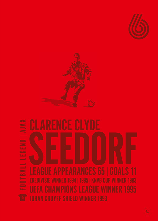 Clarence Seedorf Poster - Ajax