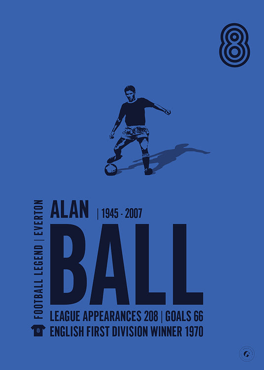 Alan Ball Poster - Everton