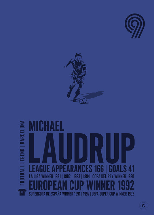 Michael Laudrup Barcelona Legend Print