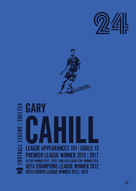 Gary Cahill Chelsea Legend Print