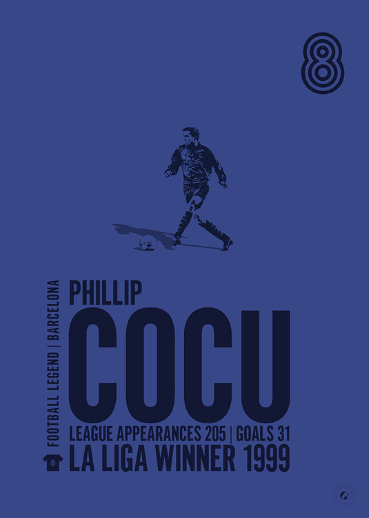 Phillip Cocu Barcelona Legend Print