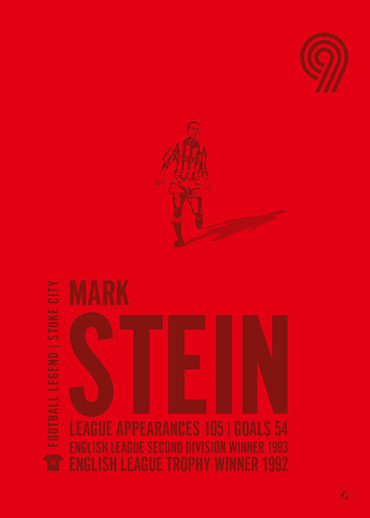 Mark Stein Stoke City Legend Print