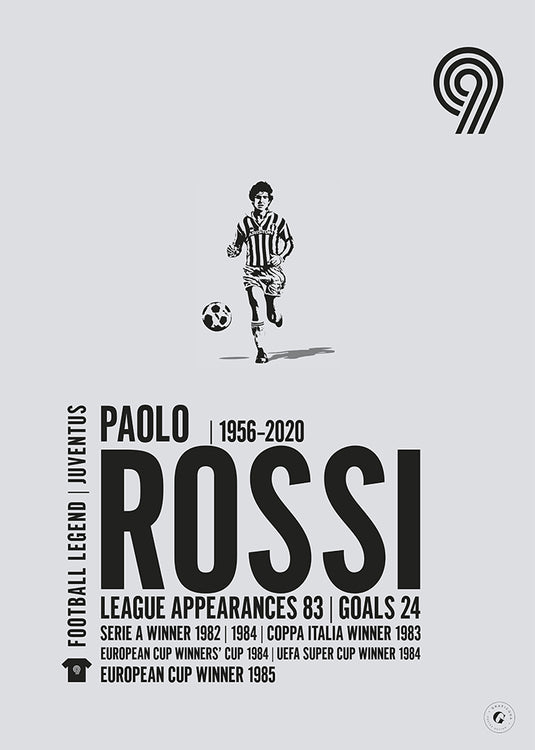 Paolo Rossi Juventus Legend Print