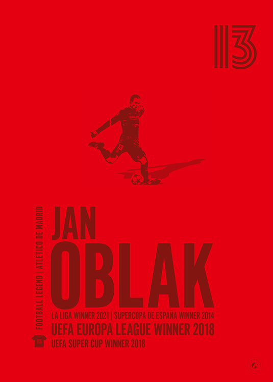 Jan Oblak Poster