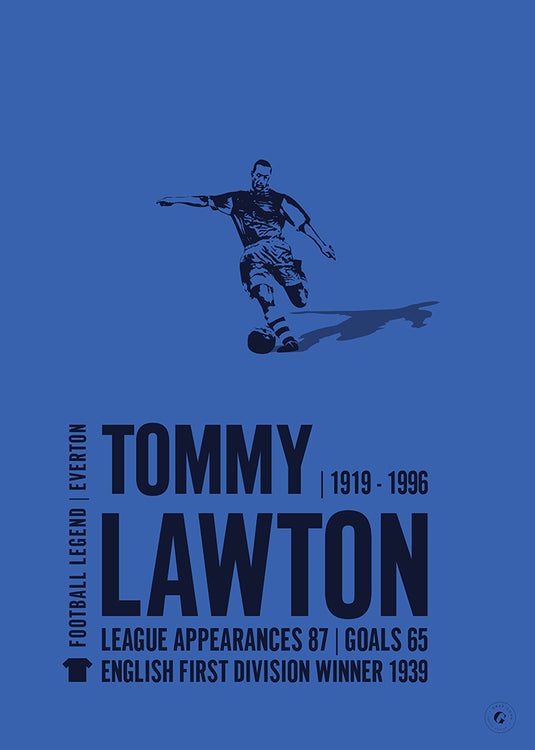 Tommy Lawton Everton Legend Print