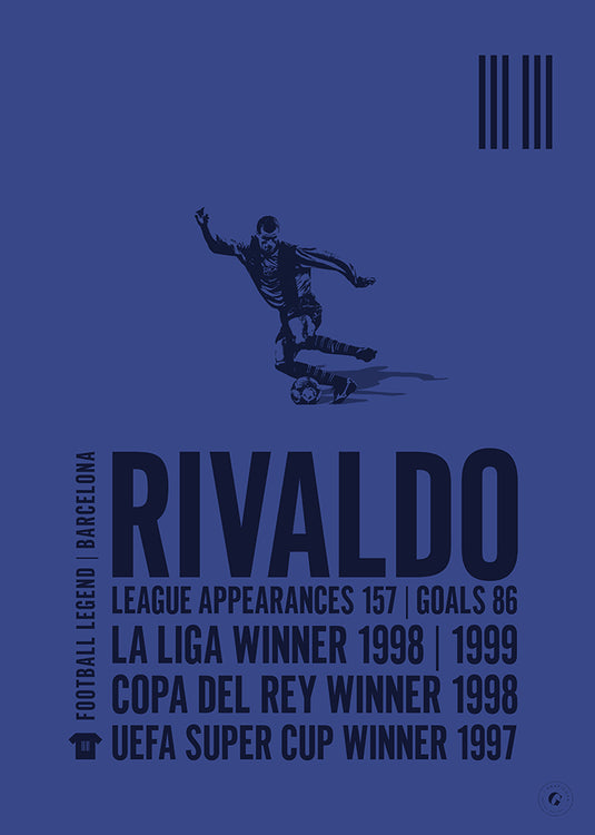 Rivaldo Poster - Barcelona