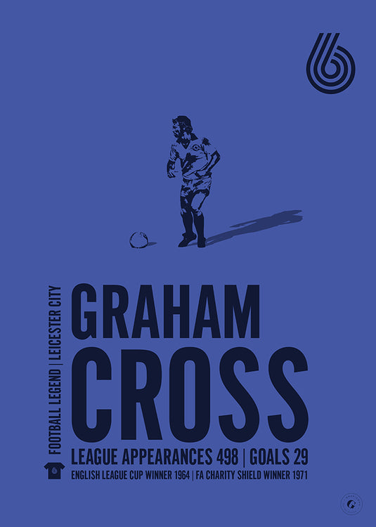 Graham Cross Leicester City Legend Print