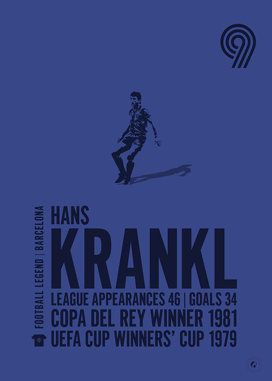 Hans Krankl Barcelona Legend Print