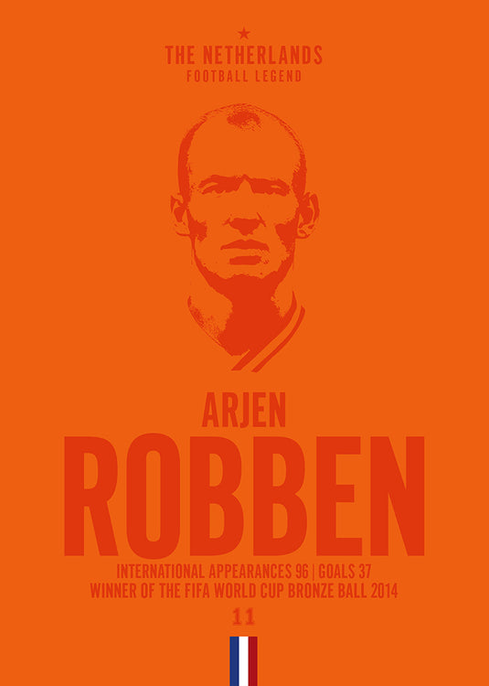 Arjen Robben Head Poster