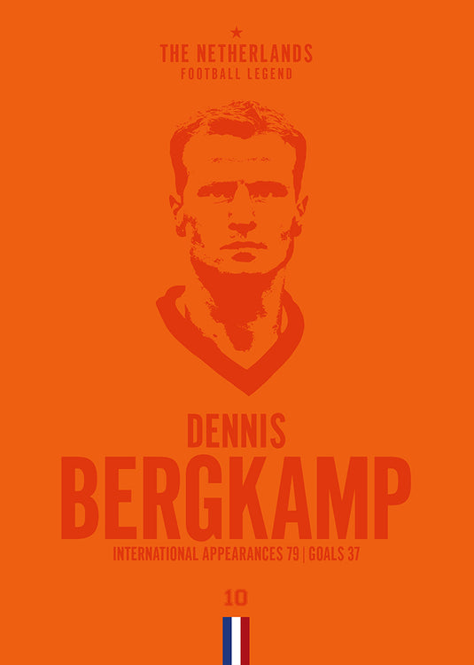 Dennis Bergkamp Head Poster