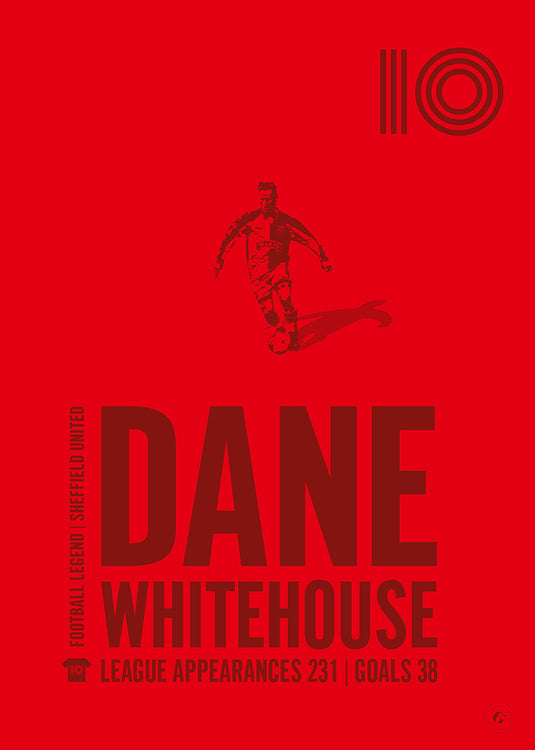 Dane Whitehouse Sheffield United Legend Print