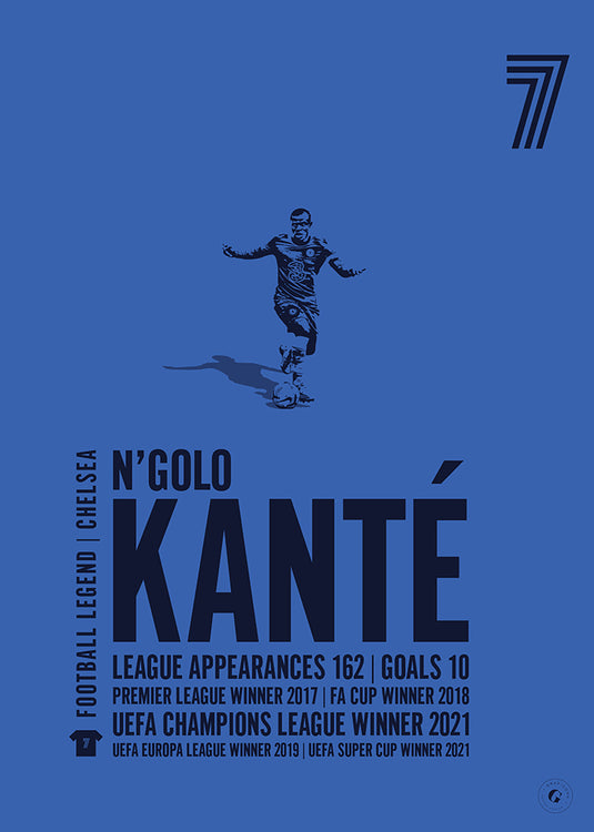 N'Golo Kante Chelsea Legend Print