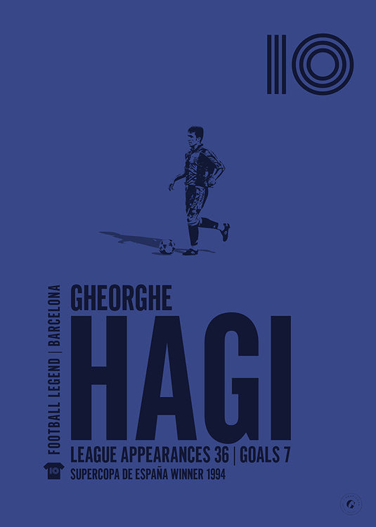 Gheorghe Hagi Poster - Barcelona