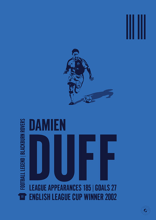 Damien Duff Poster - Blackburn Rovers