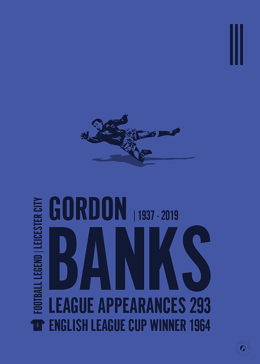 Póster de Gordon Banks - Ciudad de Leicester