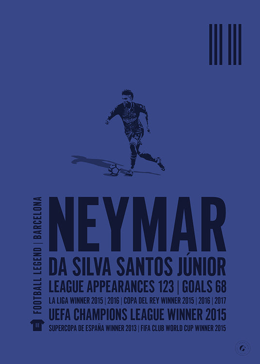 Neymar Barcelona Legend Print