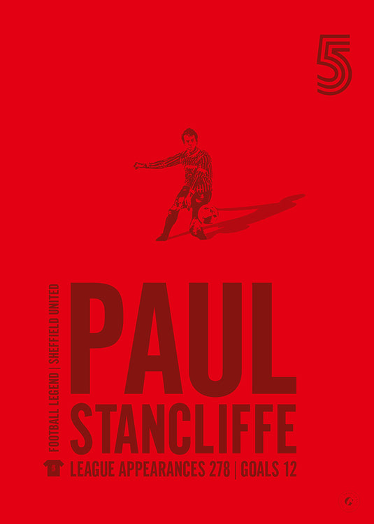 Paul Stancliffe Sheffield United Legend Print