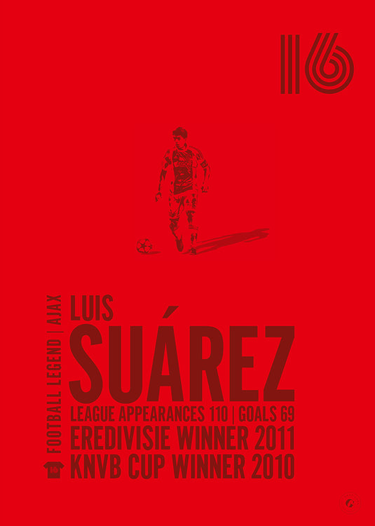 Luis Suarez Poster - Ajax