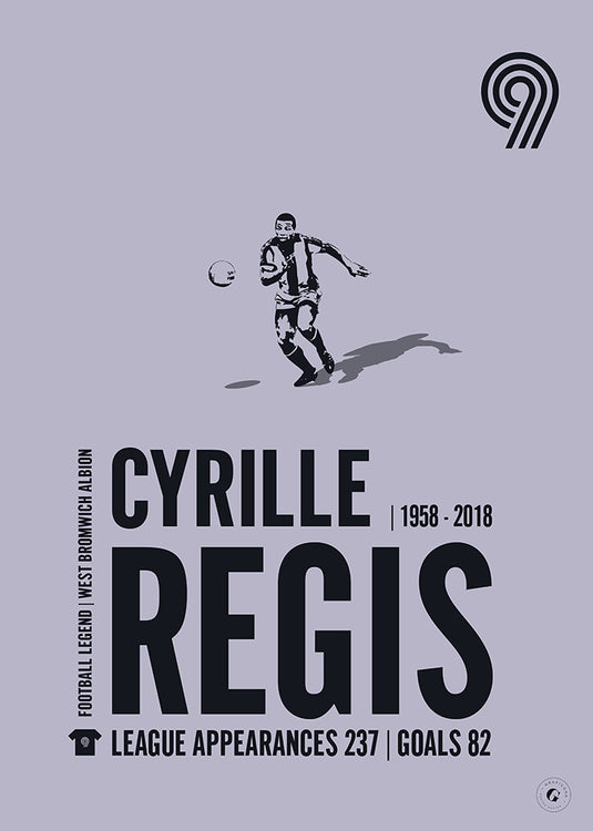 Cyrille Regis West Bromwich Albion Legend Print