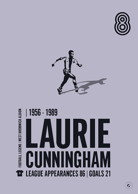 Laurie Cunningham West Bromwich Albion Legend Print