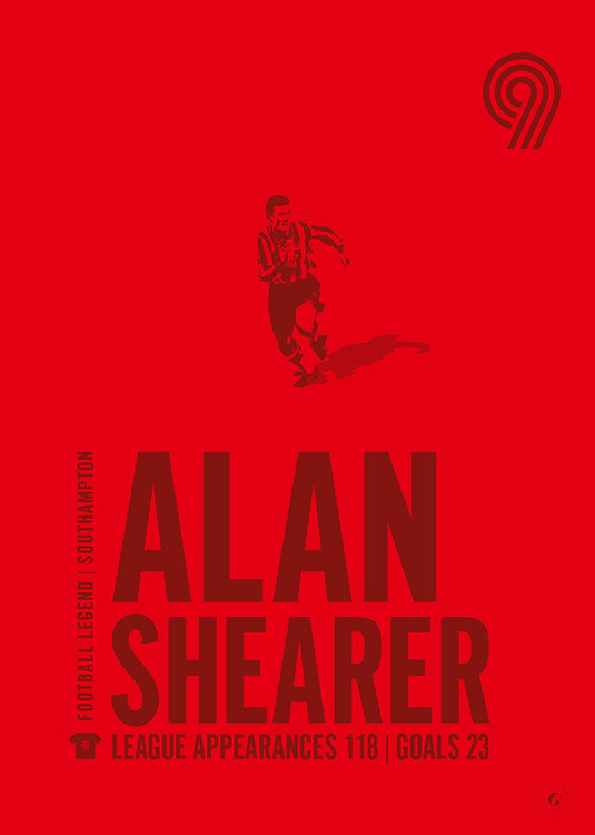 Alan Shearer Poster - Southampton