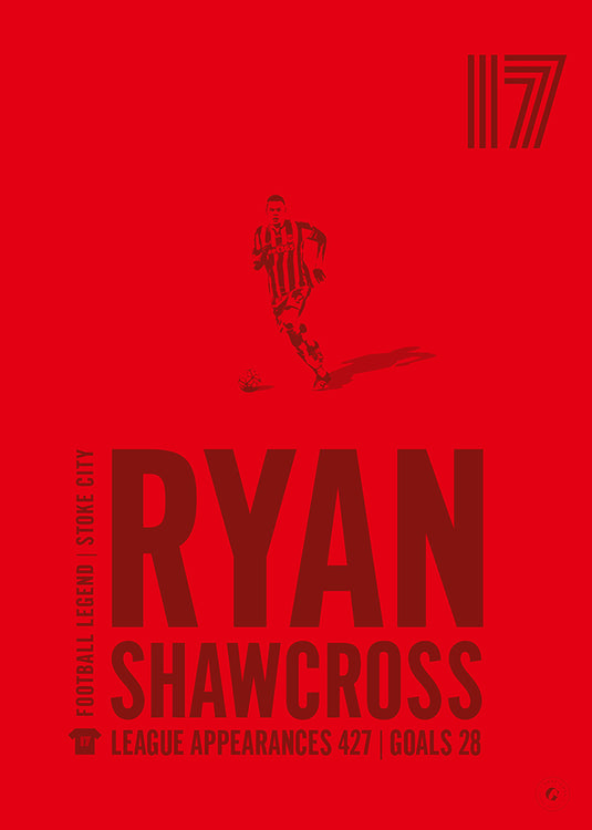 Ryan Shawcross Stoke City Legend Print