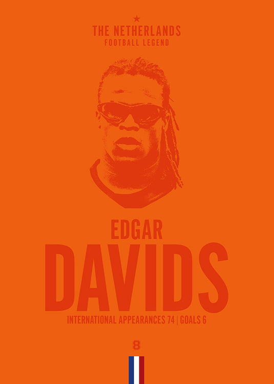 Edgar Davids Head Poster