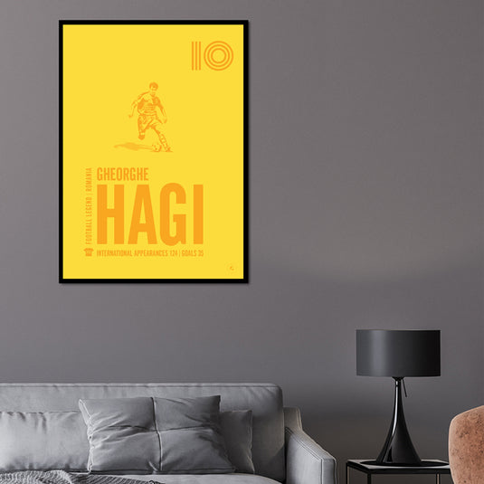 Gheorghe Hagi Poster