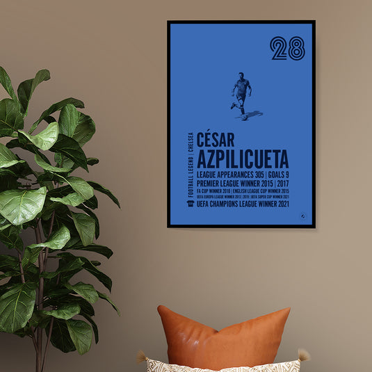 Cesar Azpilicueta Chelsea Legend Print