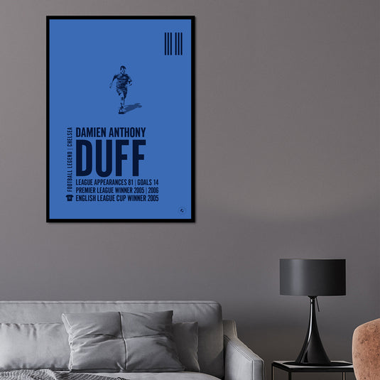 Damien Duff Poster - Chelsea