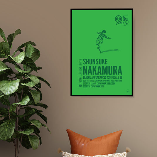 Shunsuke Nakamura Poster - Celtic