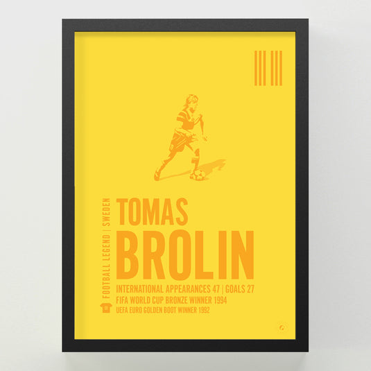 Tomas Brolin Poster