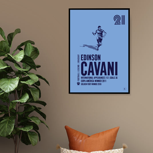 Edinson Cavani Uruguay Legend Print