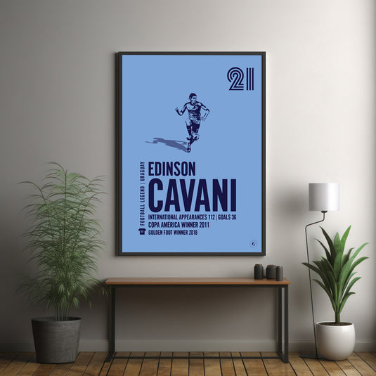 Edinson Cavani Uruguay Legend Print