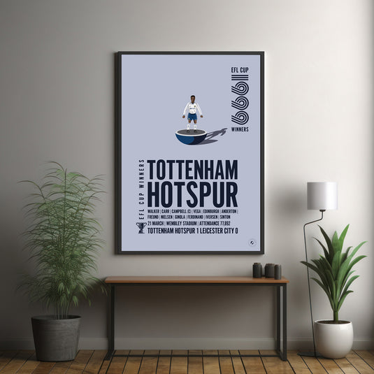 Tottenham Hotspur 1999 EFL Cup Winners Poster