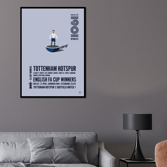 Tottenham Hotspur 1901 FA Cup Winners Poster