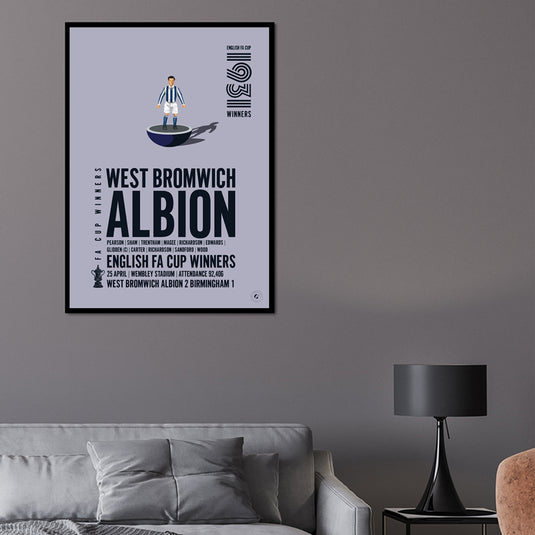 West Bromwich Albion 1931 FA Cup Winners Poster