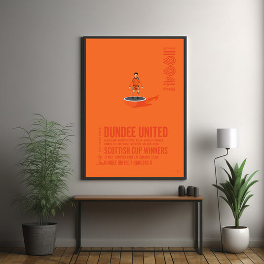 Dundee United 1994 Vainqueurs de la Coupe d'Écosse Poster