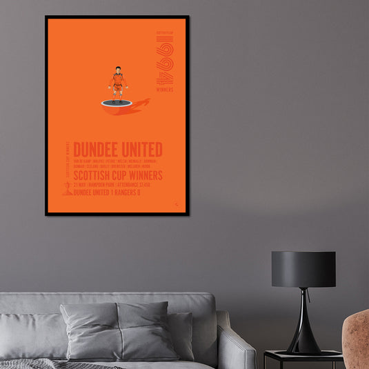 Dundee United 1994 Vainqueurs de la Coupe d'Écosse Poster