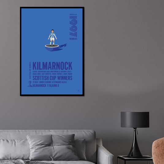 Kilmarnock 1997 Scottish Cup Winners Poster