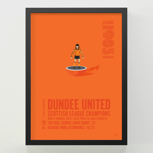 Dundee United 1983 Scottish League Champions Poster