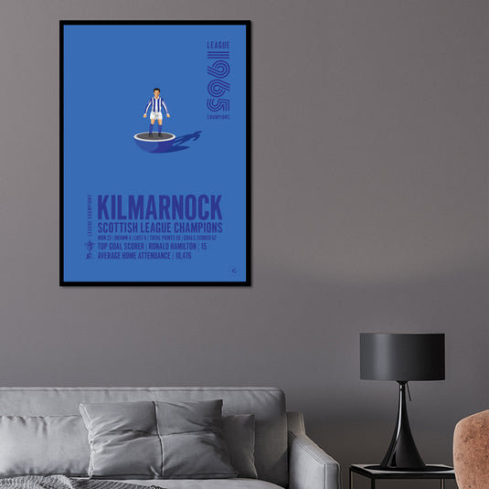 Kilmarnock 1965 Scottish League Champions Poster