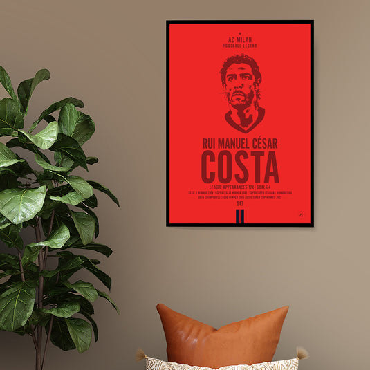 Póster Rui Costa - AC Milan