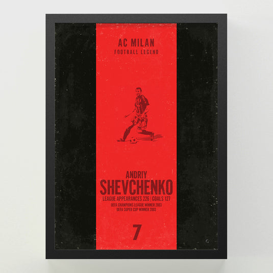 Andriy Shevchenko Poster - AC Milan